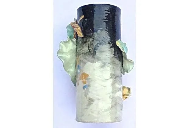 Antique French Majolica Vase - 6