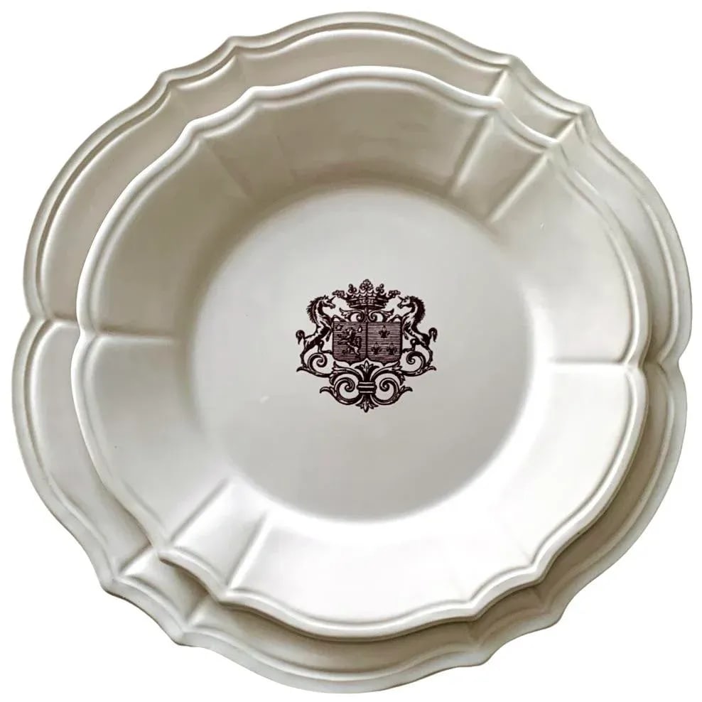 Rare Niderviller Faience Plates - French Elegance & Heritage French Faience Niderviller France Dinne - 10
