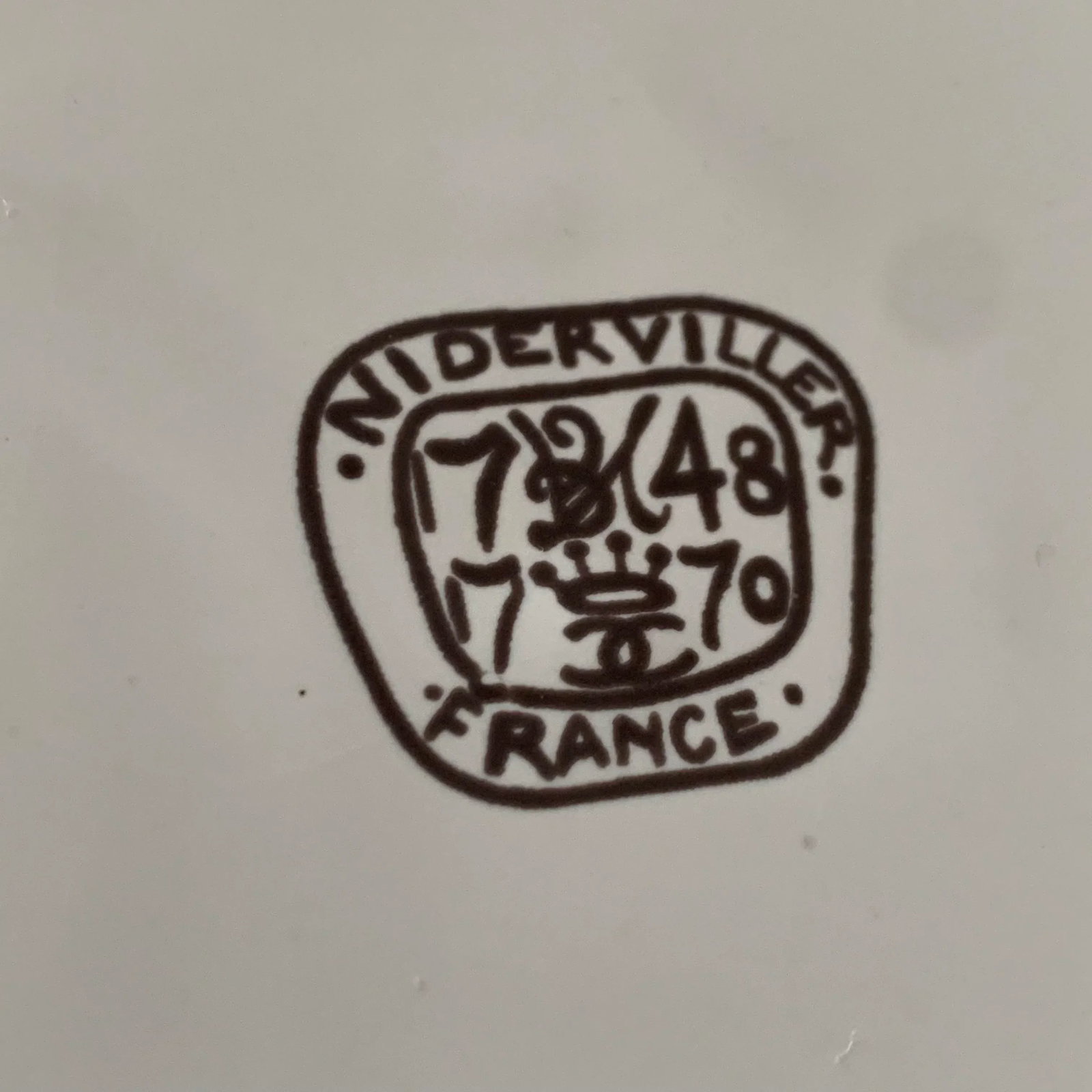 Rare Niderviller Faience Plates - French Elegance & Heritage French Faience Niderviller France Dinne - 8