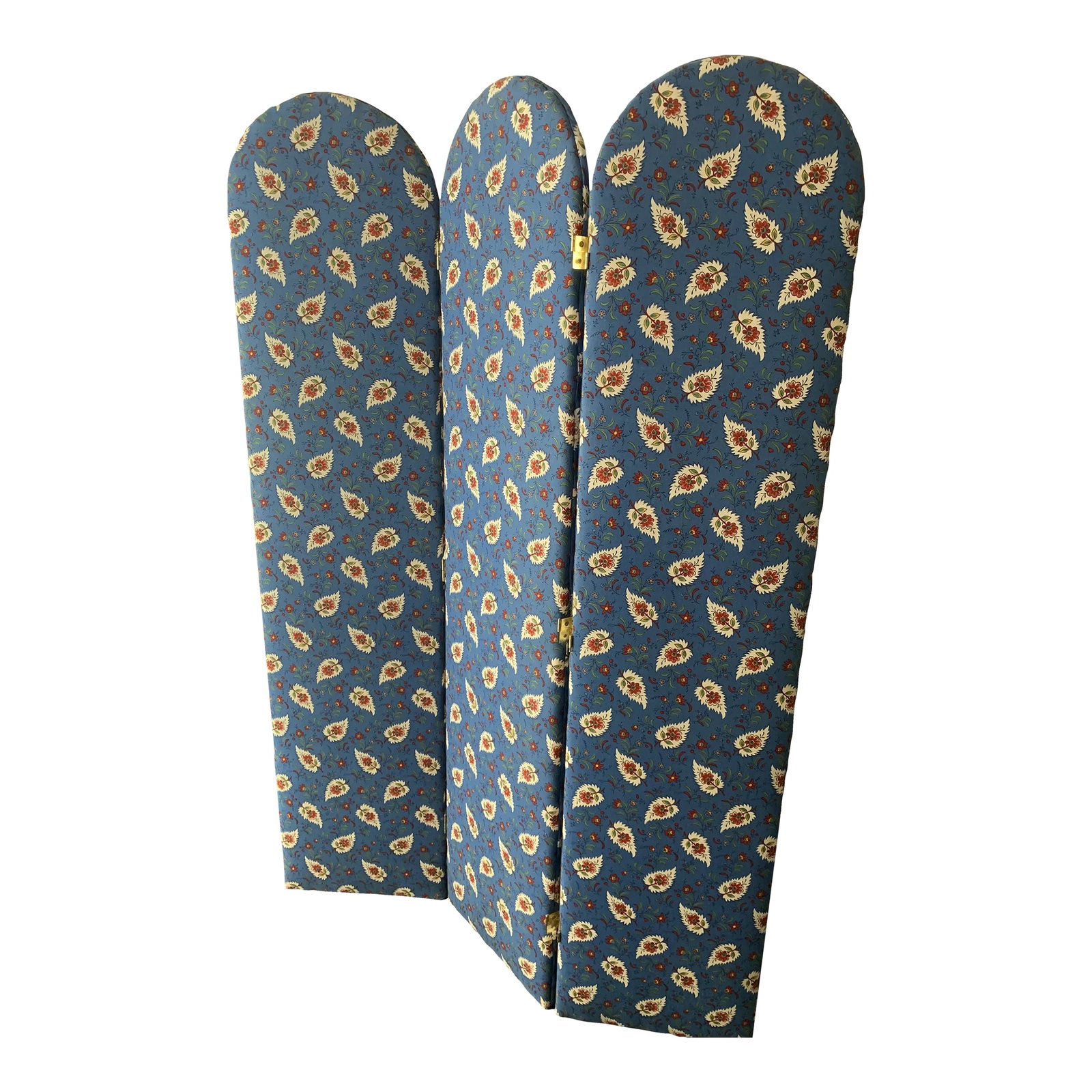 Vintage Pierre Deux Fabric Screen/Room Divider in Blue Background (1 of 9)