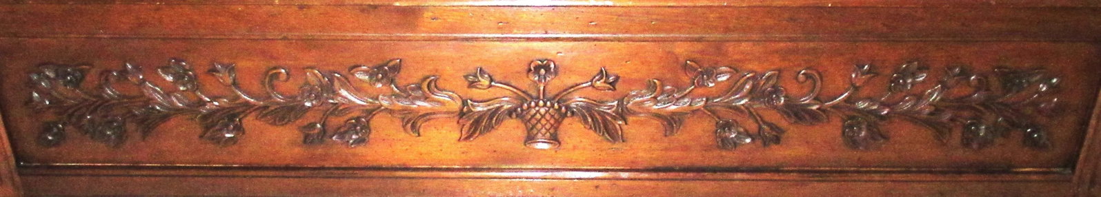 Vintage Oak French Planter Jardiniere With Metal Liner - 4