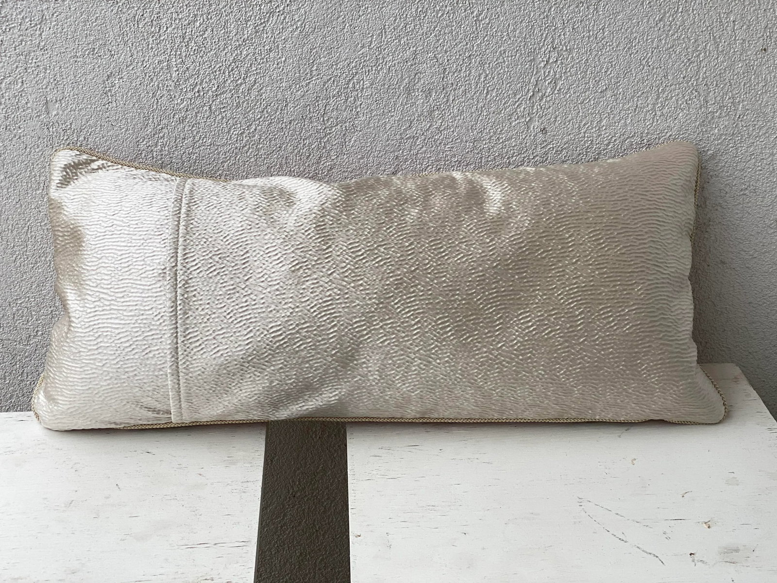 Contemporary Pink Velvet Lumbar Pillow - 6