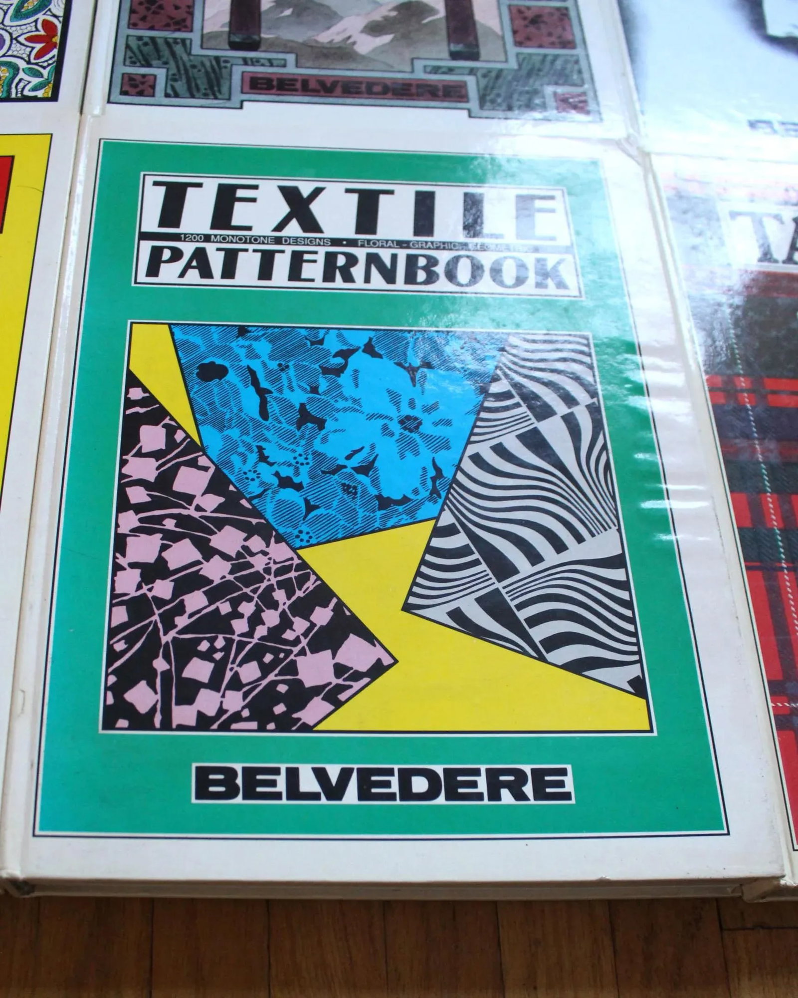 1980's Belvedere Italian Graphic Art Design Coffee Table Decorative Hard Cover Books - Set of 12 - 5