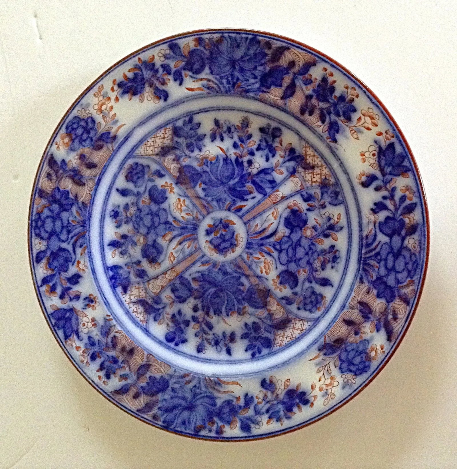 19th C Wedgwood Flow Blue Plates - Pair of 2 - 3
