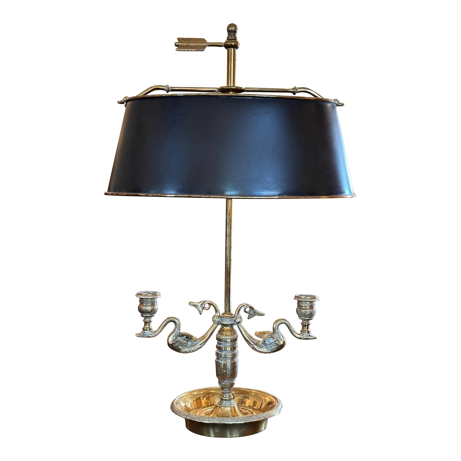 1950s Brass Bouillotte Lamp (1 of 8)