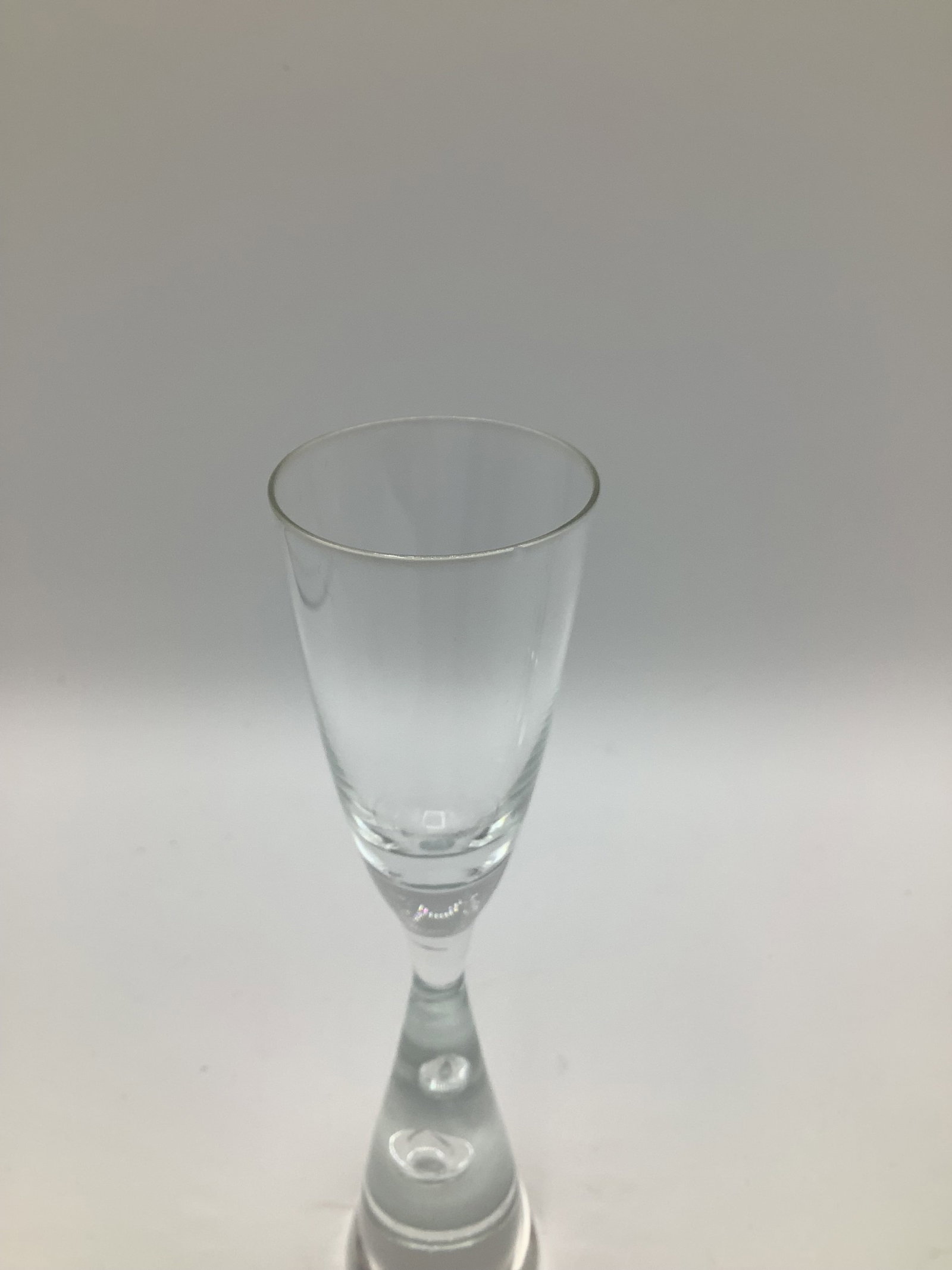 50's Holmegaard Denmark Princess Teardrop Crystal Cordial Flutes by Bent Severin - Set of 8 - 4