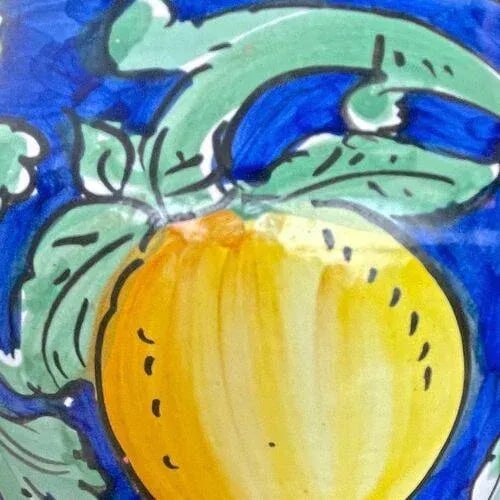 Vintage Italian Lemon & Acanthus Leaf Pitcher - 3