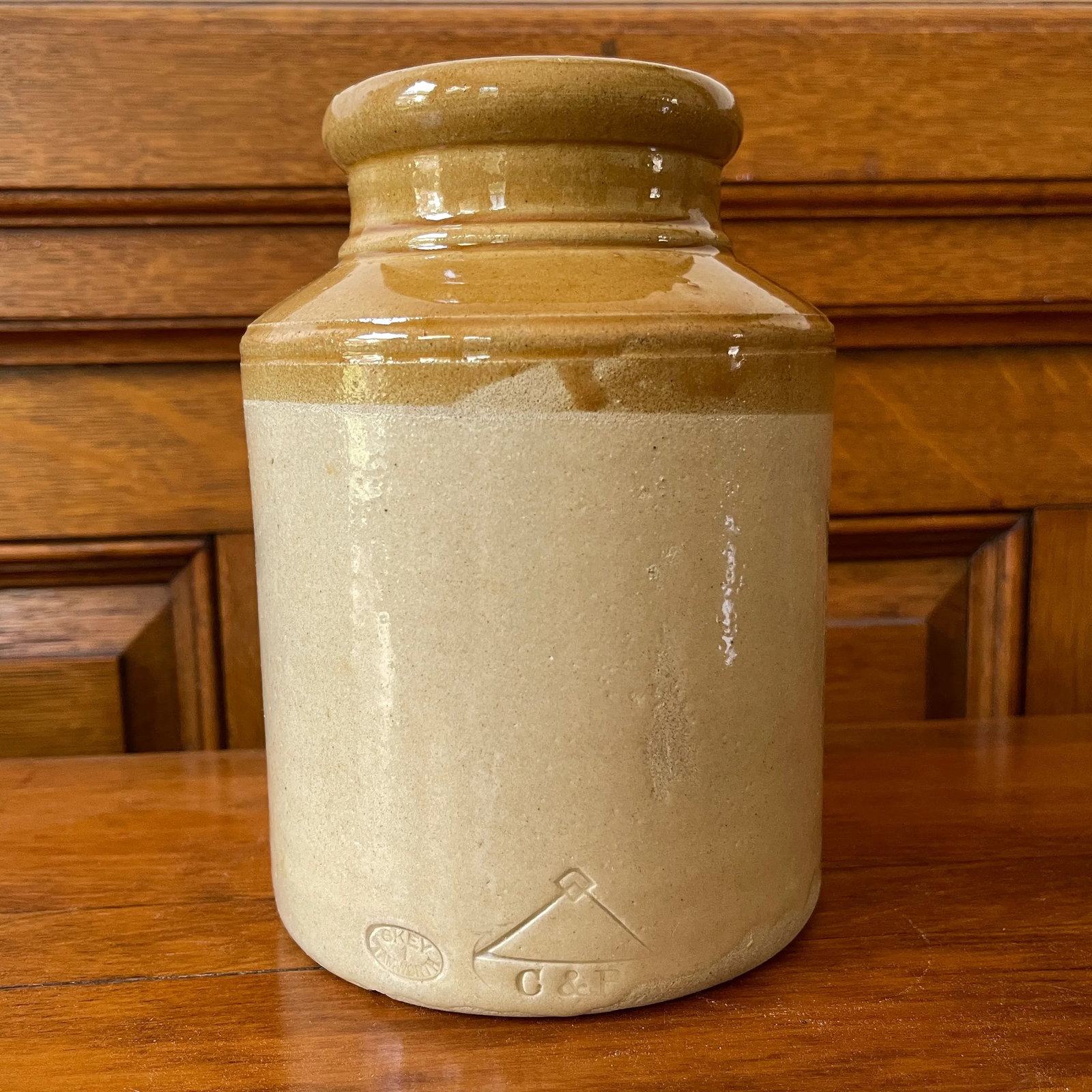 Late 19th Century Skey Tamworth Stoneware Crock - 5