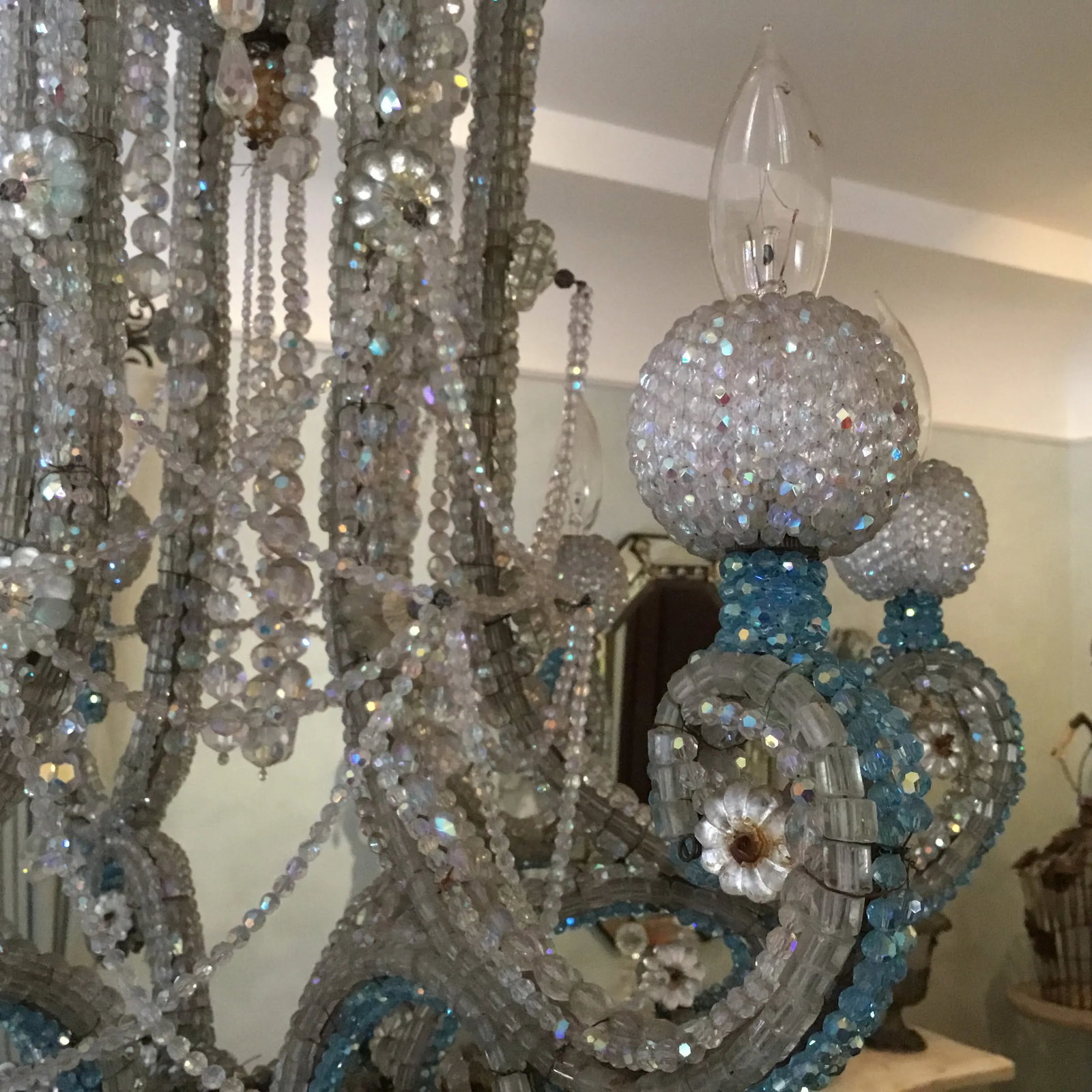 Crystal Six-Arm Chandelier - 4