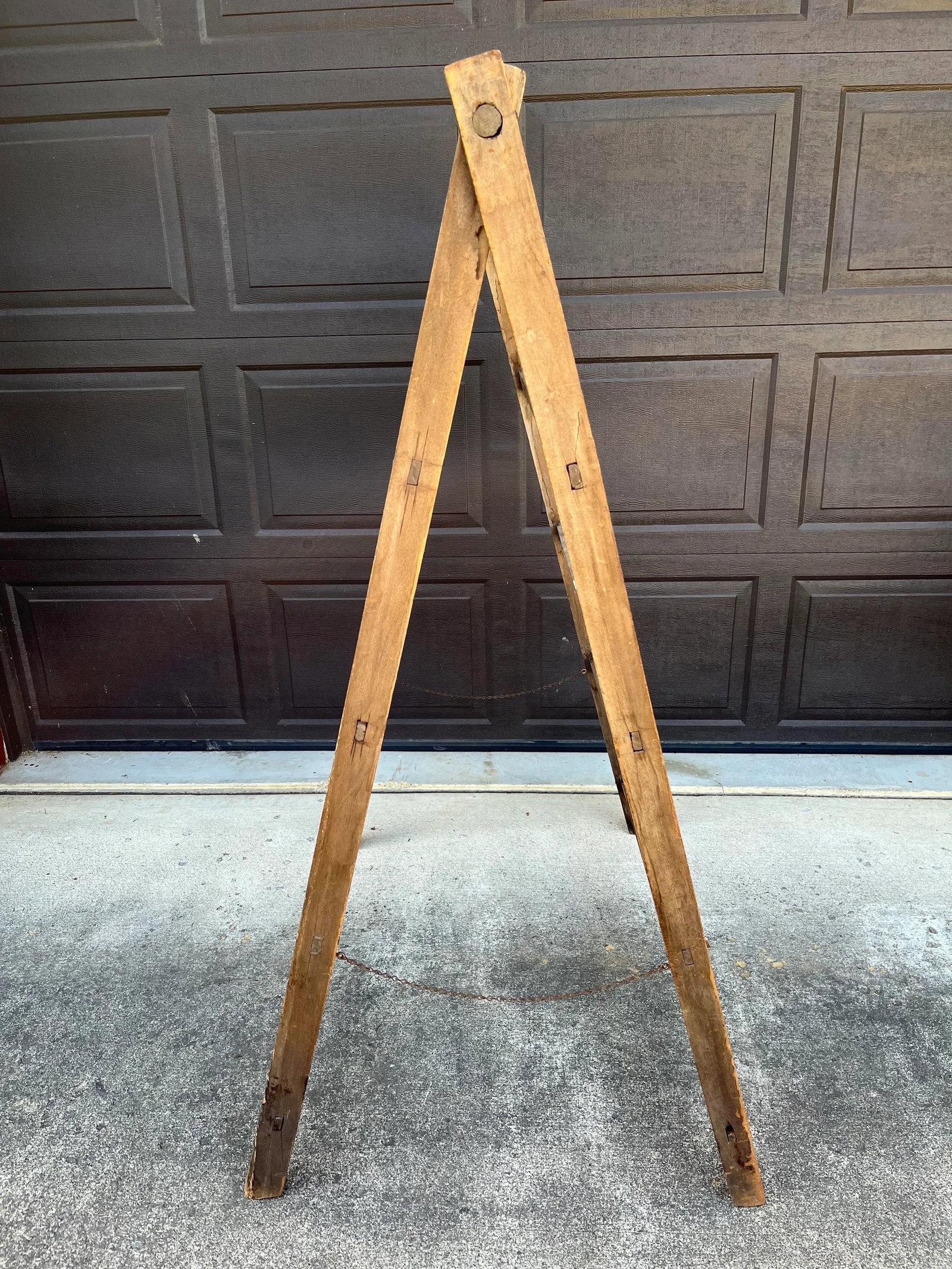 Mid 19th Century Antique Folding Wooden Drying Rack - 2