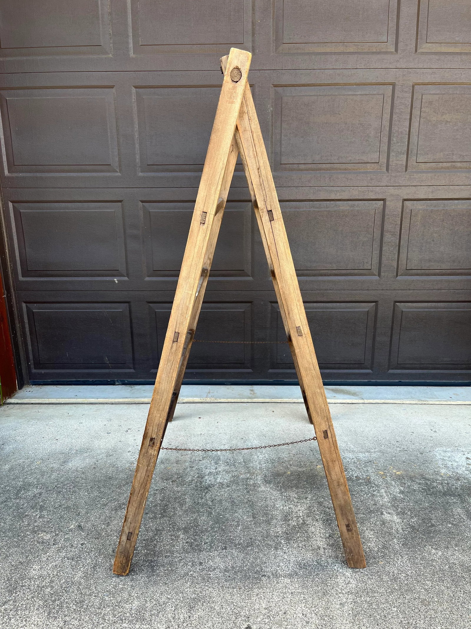 Mid 19th Century Antique Folding Wooden Drying Rack - 4