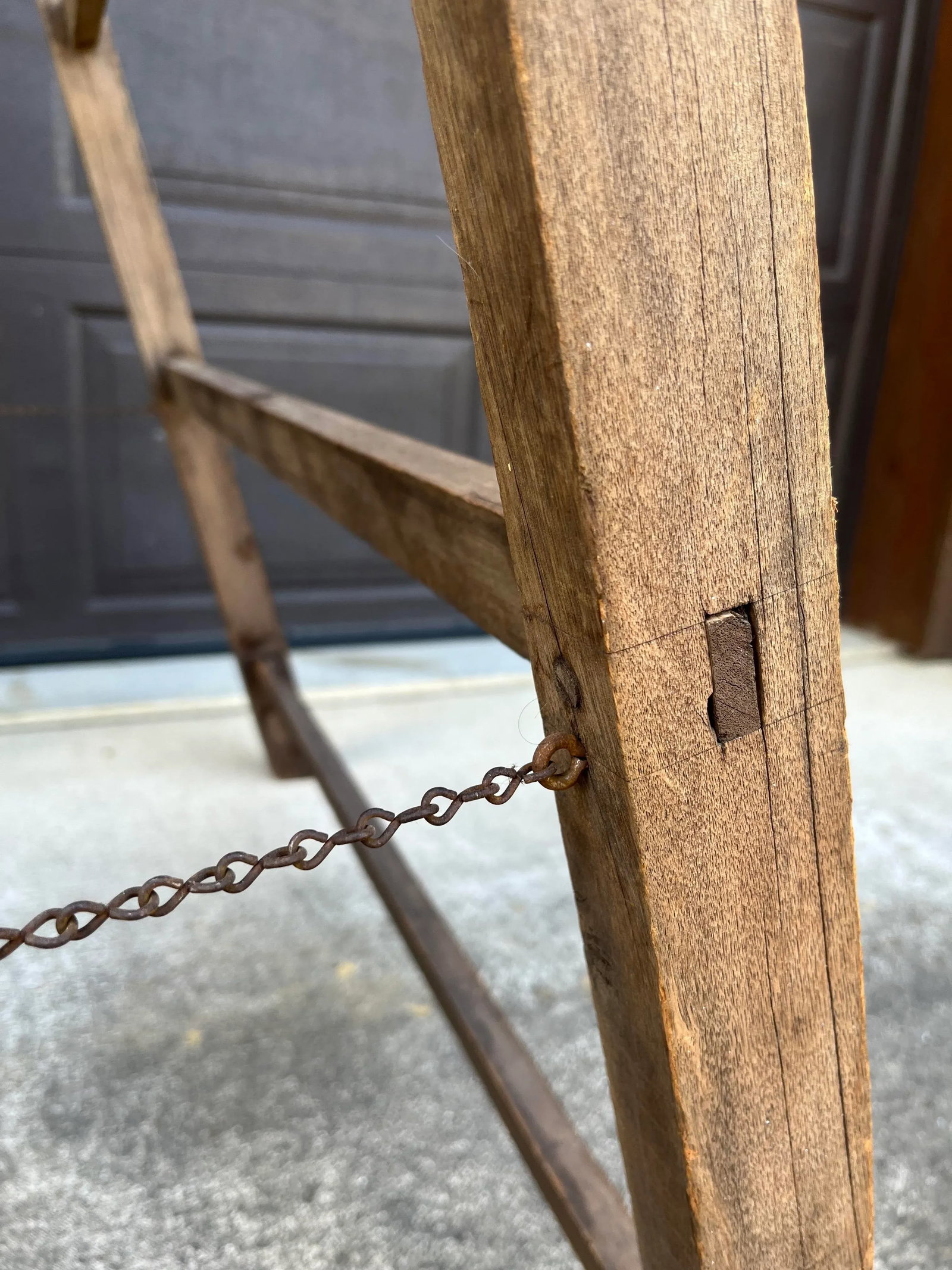 Mid 19th Century Antique Folding Wooden Drying Rack - 6