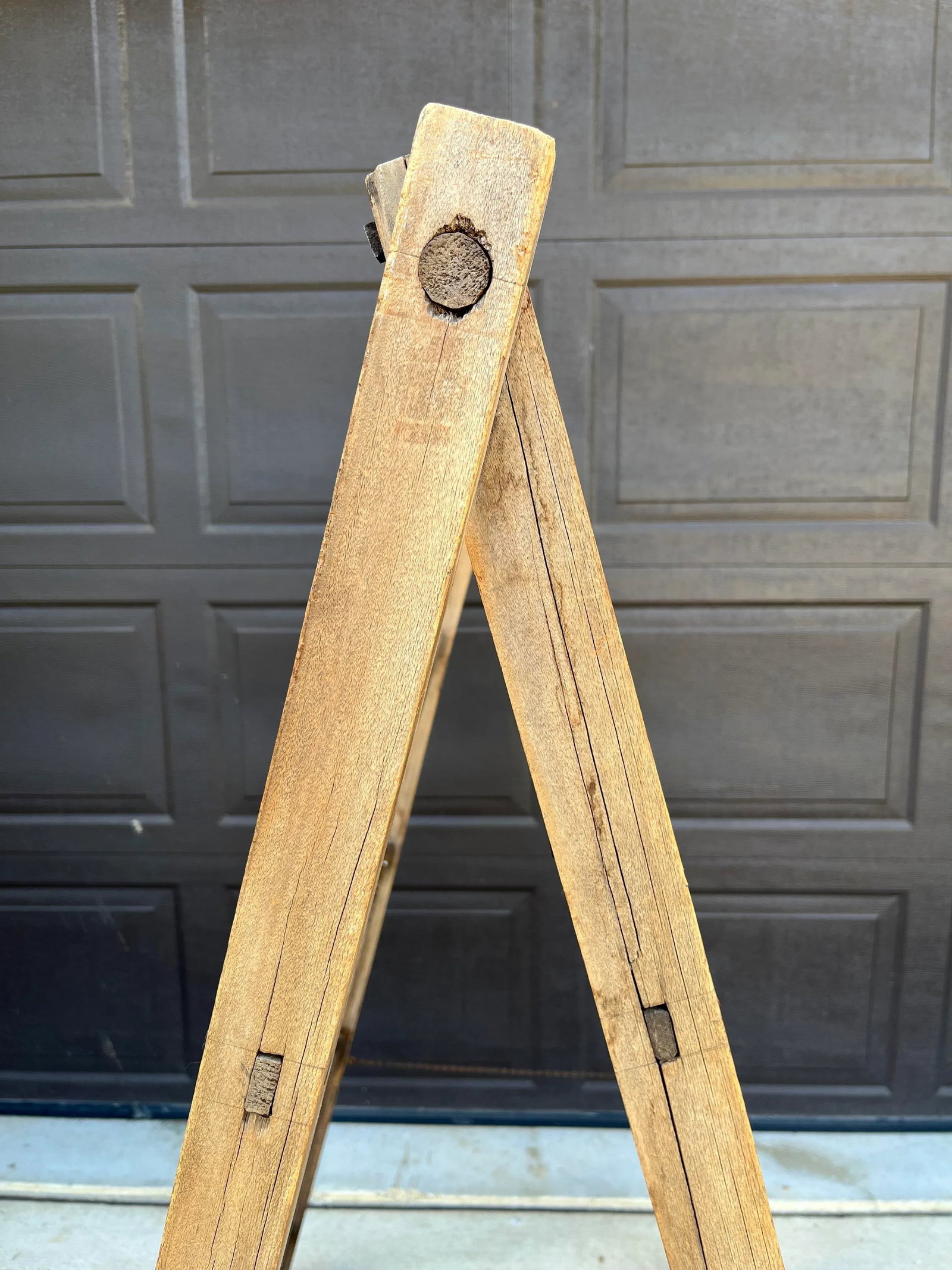 Mid 19th Century Antique Folding Wooden Drying Rack - 7
