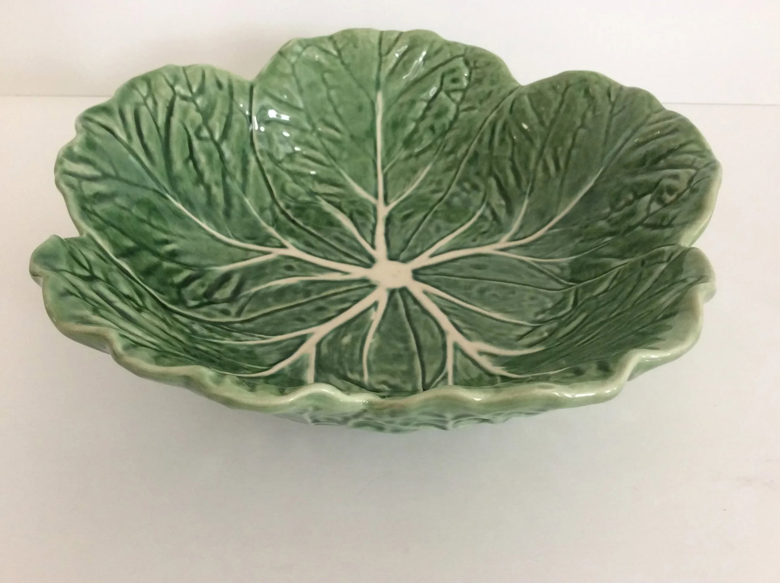 Contemporary Bordallo Pinheiro Salad Serving Bowl - 7