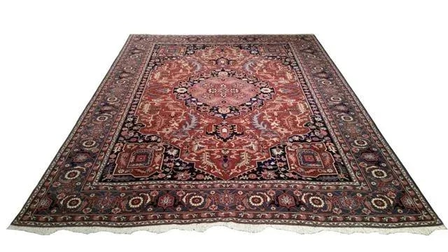Traditional Hand Made Knotted Rug - 9x12 - 2