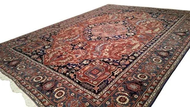 Traditional Hand Made Knotted Rug - 9x12 - 3