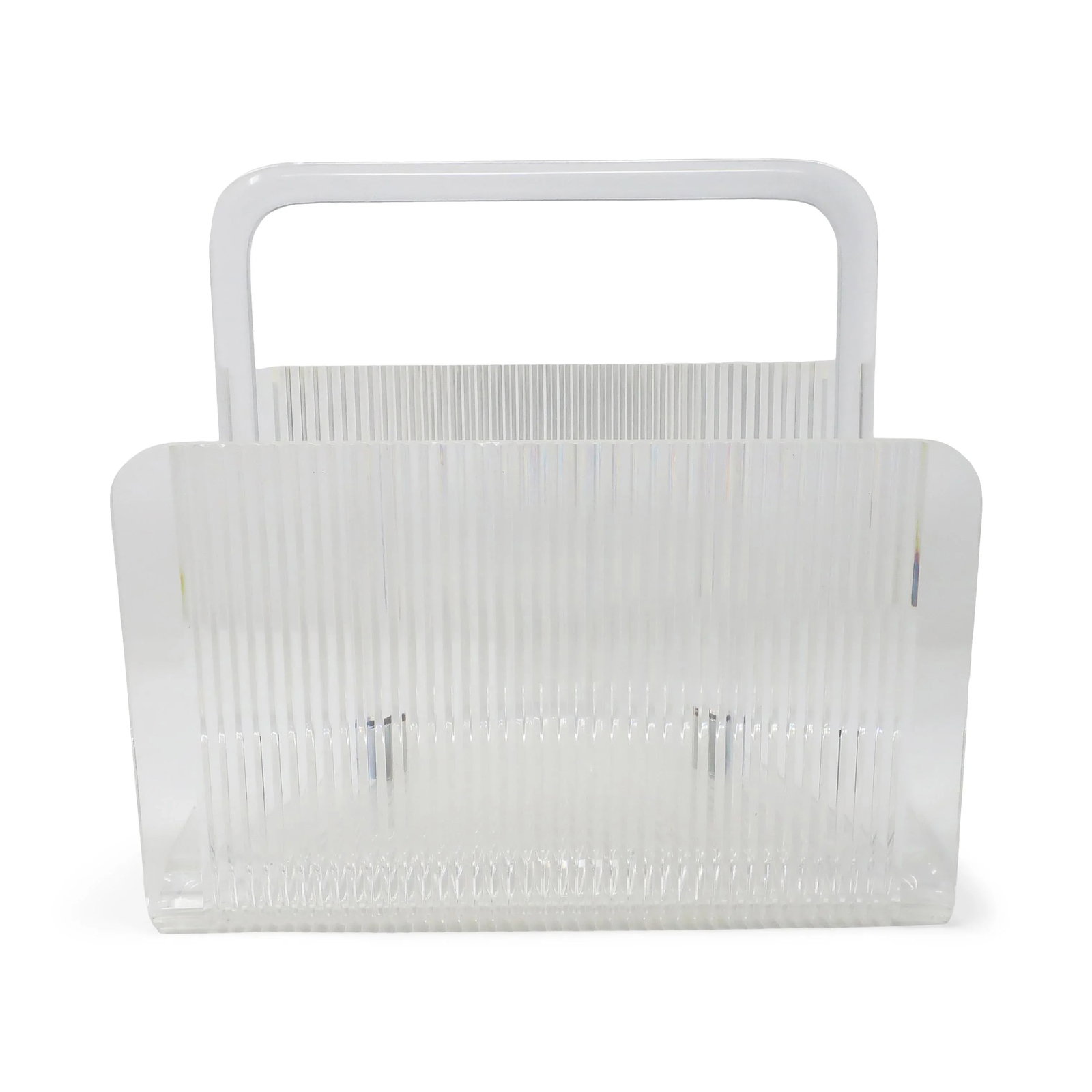 1970s Lucite Magazine Rack - 5