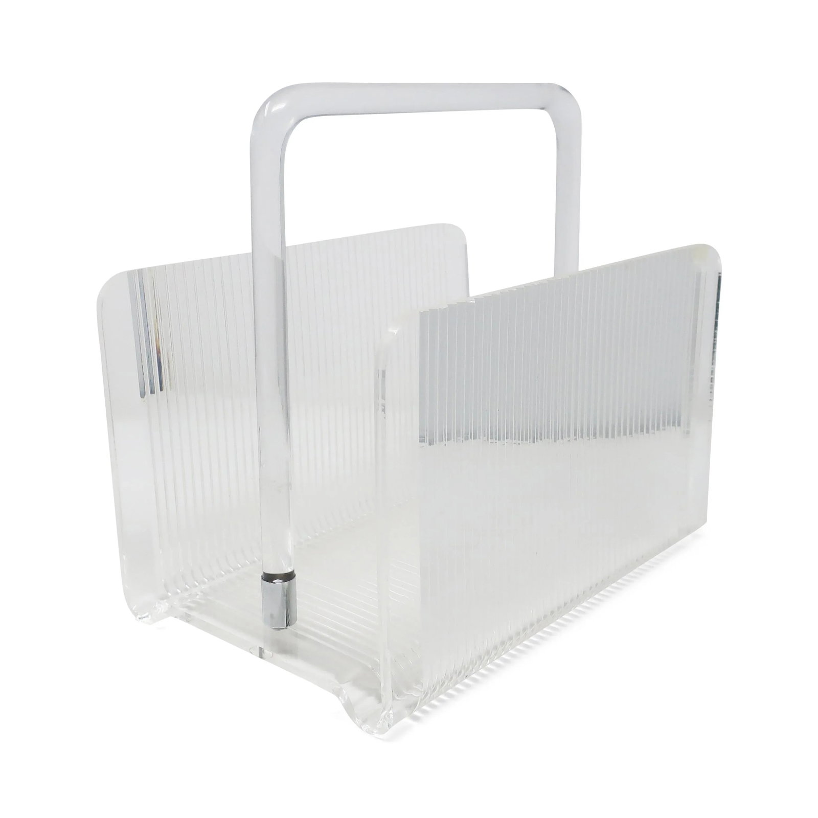 1970s Lucite Magazine Rack - 8