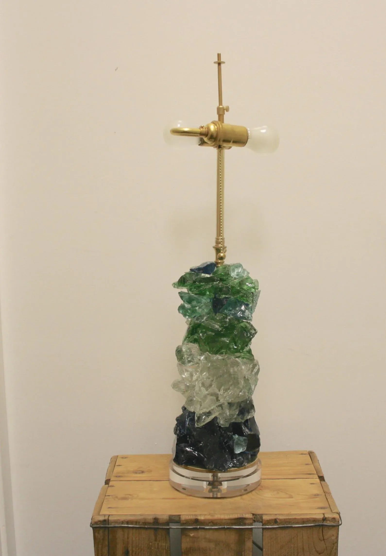 Glass Rock Lamp - 4
