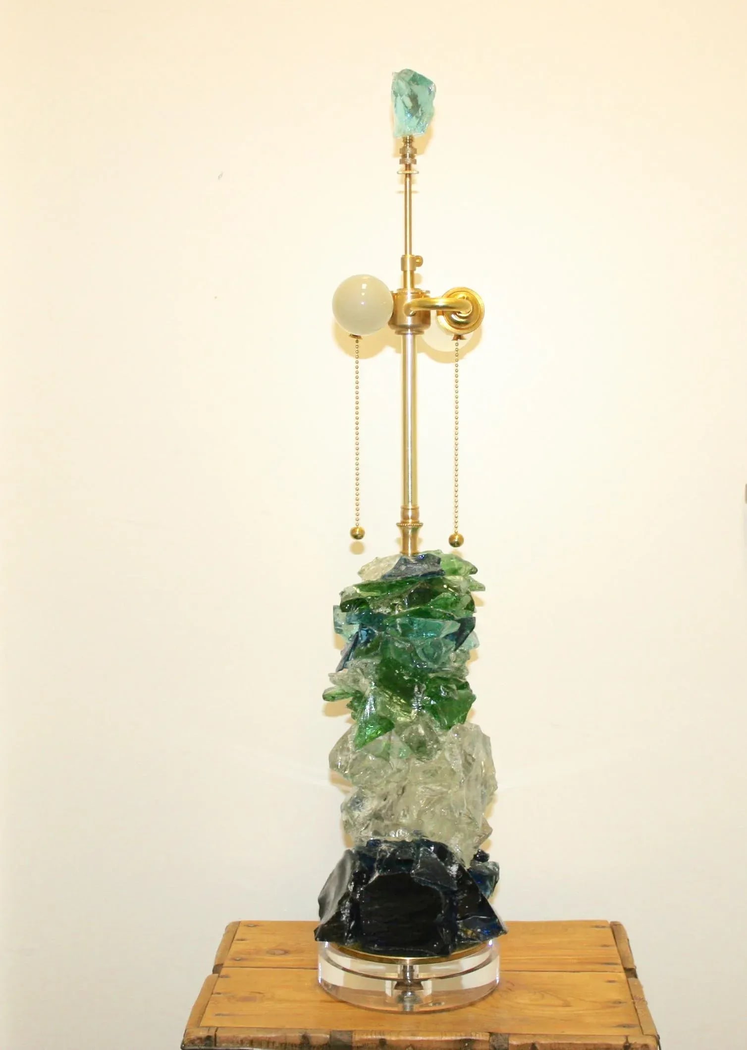 Glass Rock Lamp - 5