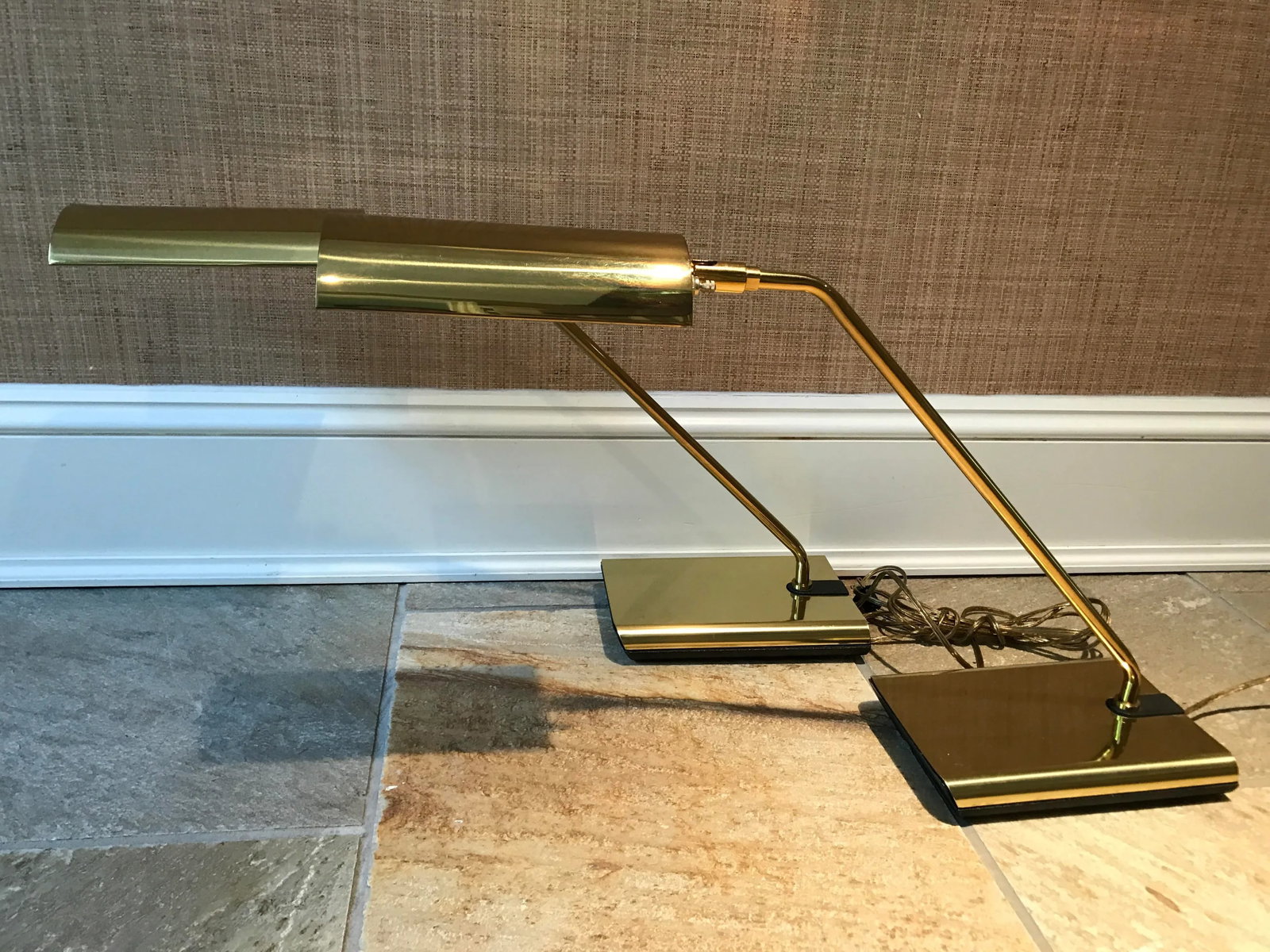 Koch & Lowy Brass Desk Table Lamps Omi - A Pair - 3