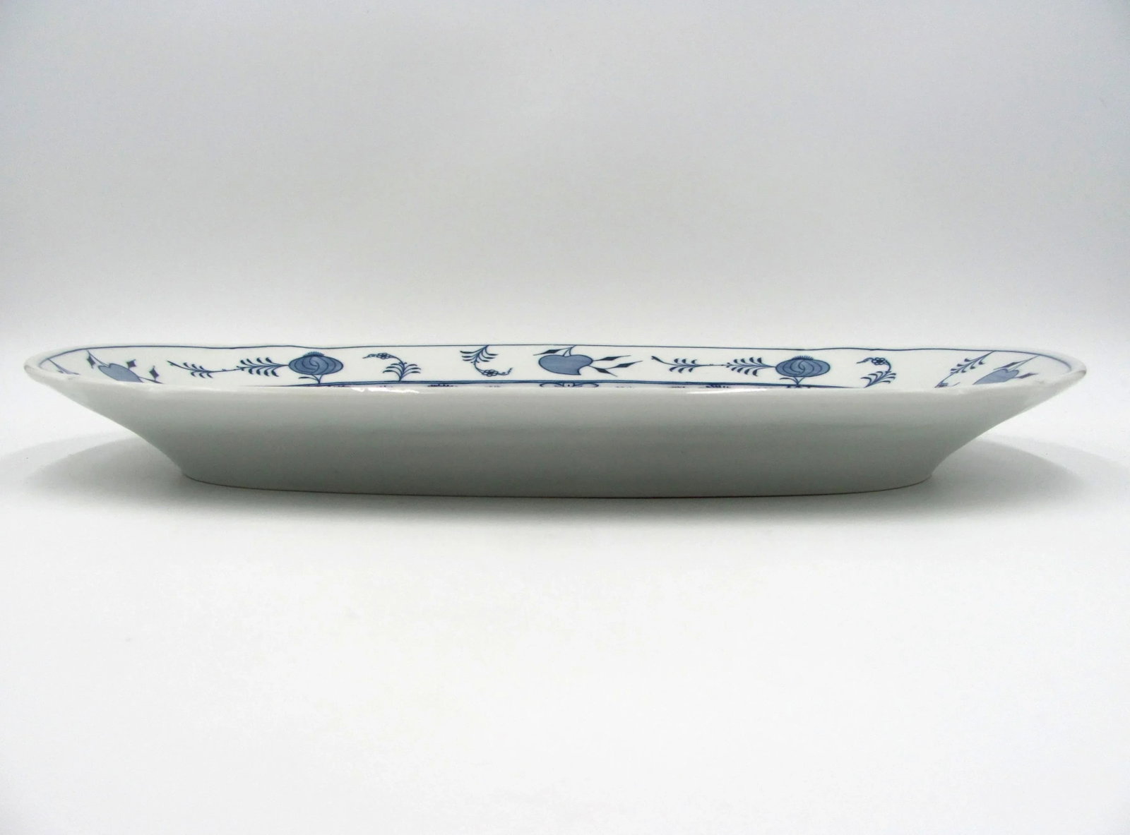 17" Antique German Chinoiserie Meissen Oven and Porcelain Manufactory (Carl Teichert) Rectangular Bl - 7