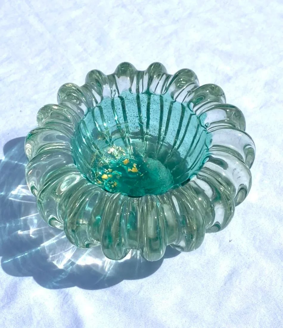 Vintage Murano Art Glass Bowl - 10