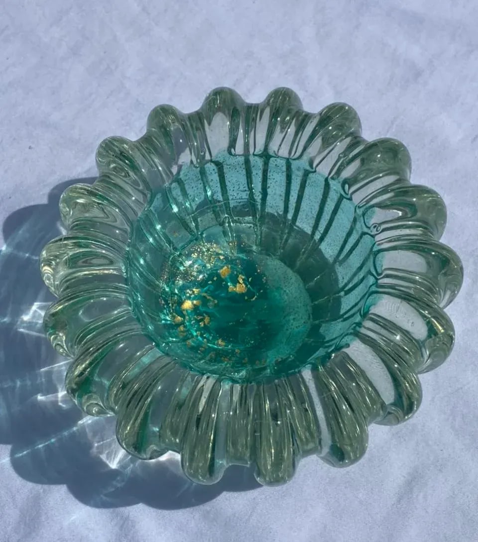 Vintage Murano Art Glass Bowl - 2