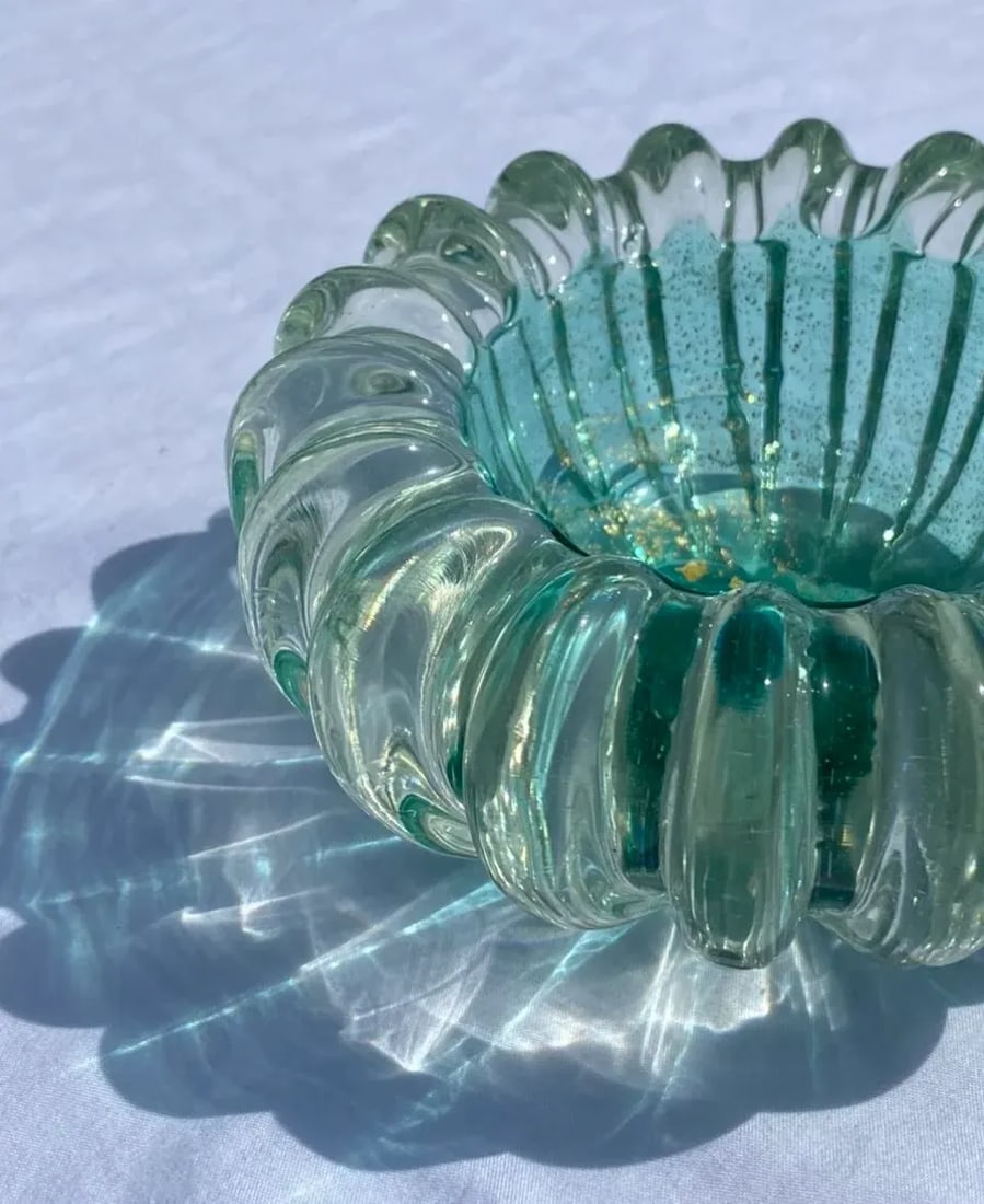Vintage Murano Art Glass Bowl - 4