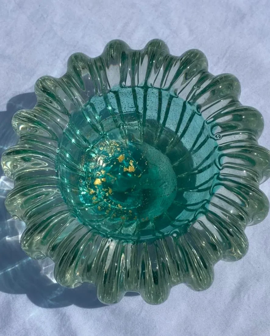Vintage Murano Art Glass Bowl - 6