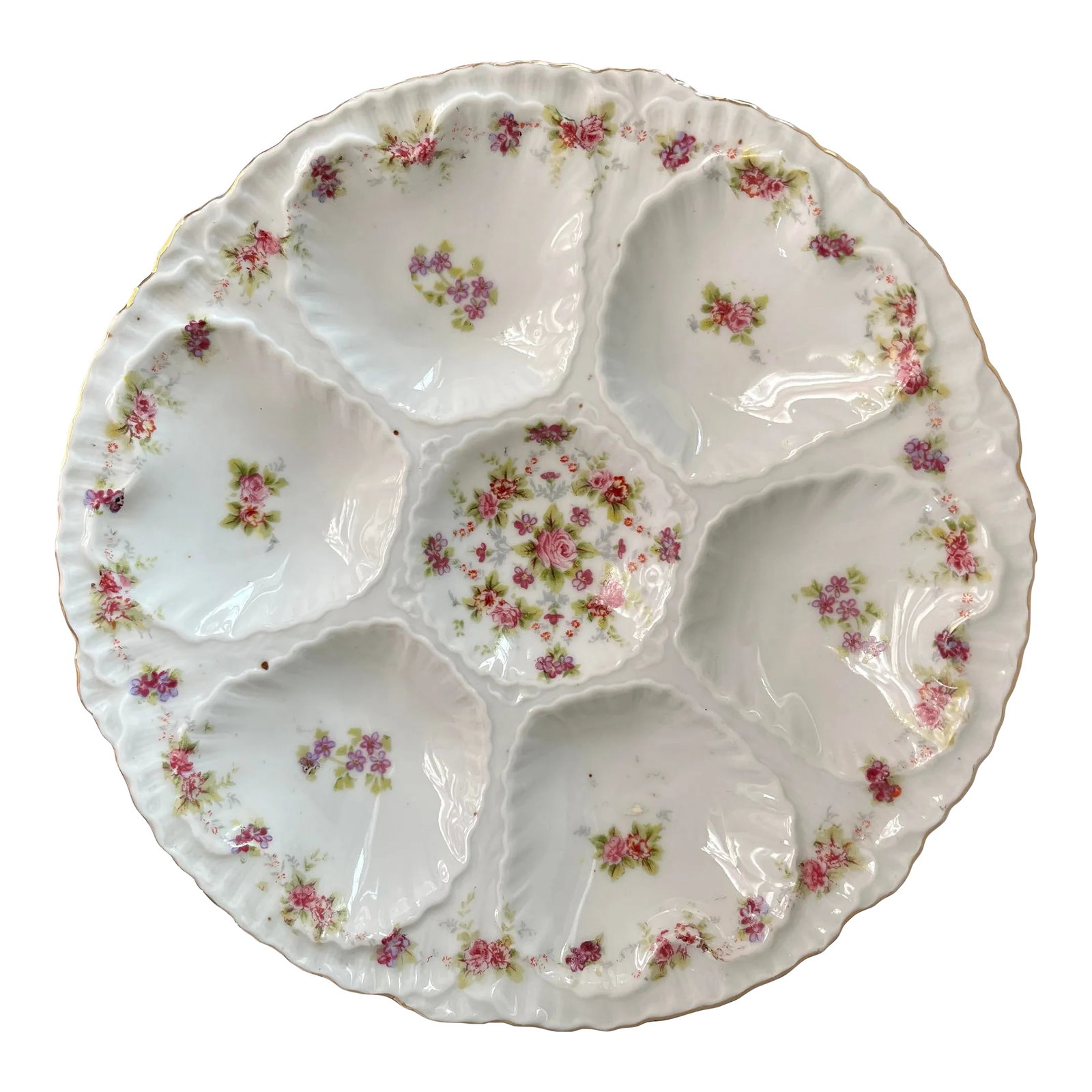 Antique Schmidt & Co Oyster Plate (1 of 7)