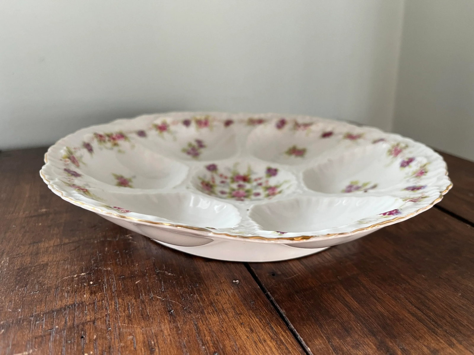 Antique Schmidt & Co Oyster Plate - 4