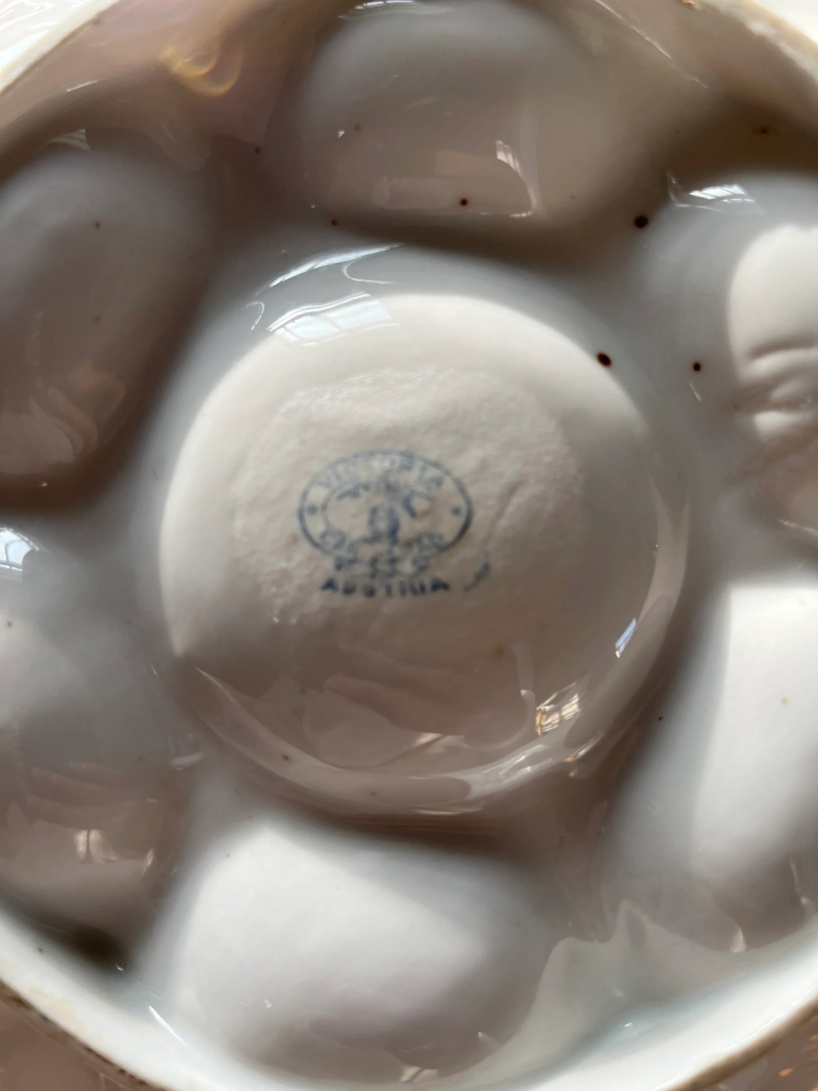 Antique Schmidt & Co Oyster Plate - 5