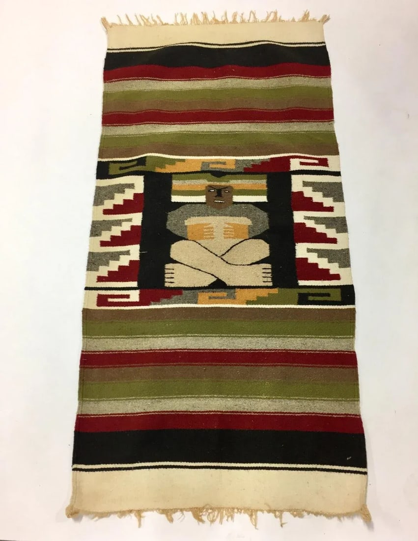 Vintage Mexican Tapestry - 5