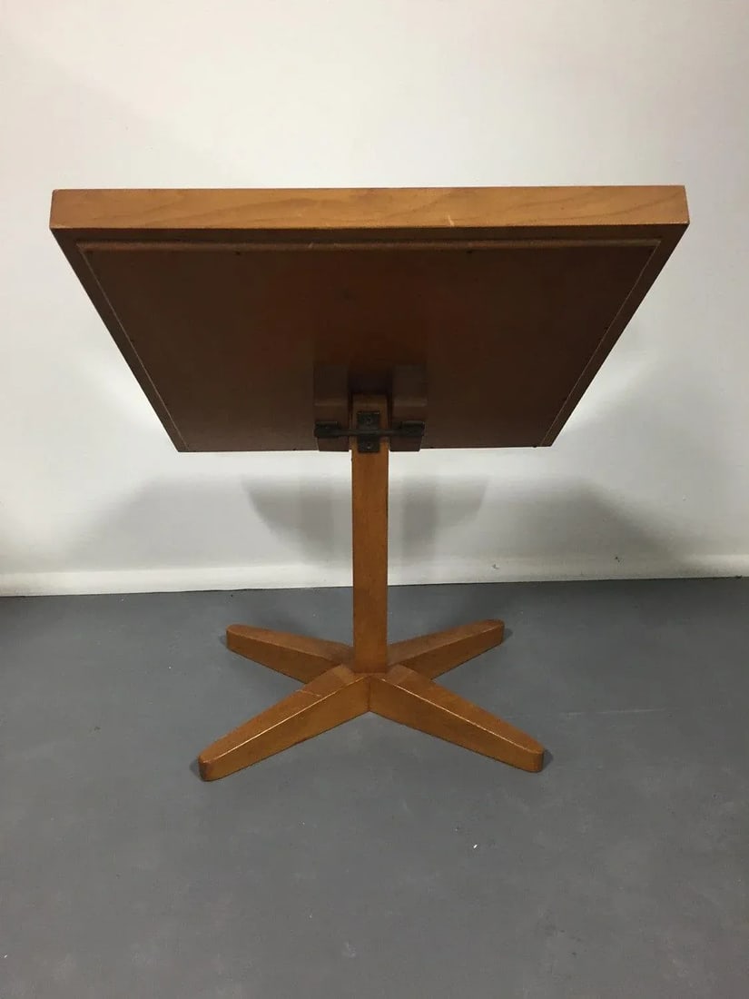 Mid-Century Wooden Table Mirror - 3
