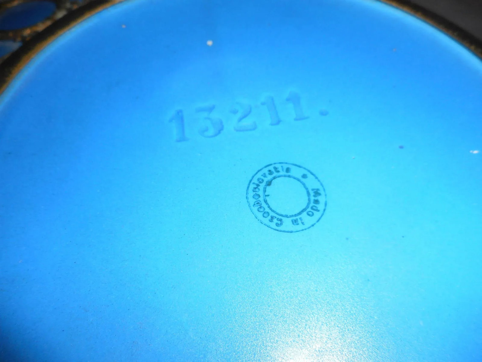Azure Blue and Copper Overlay Box - 3