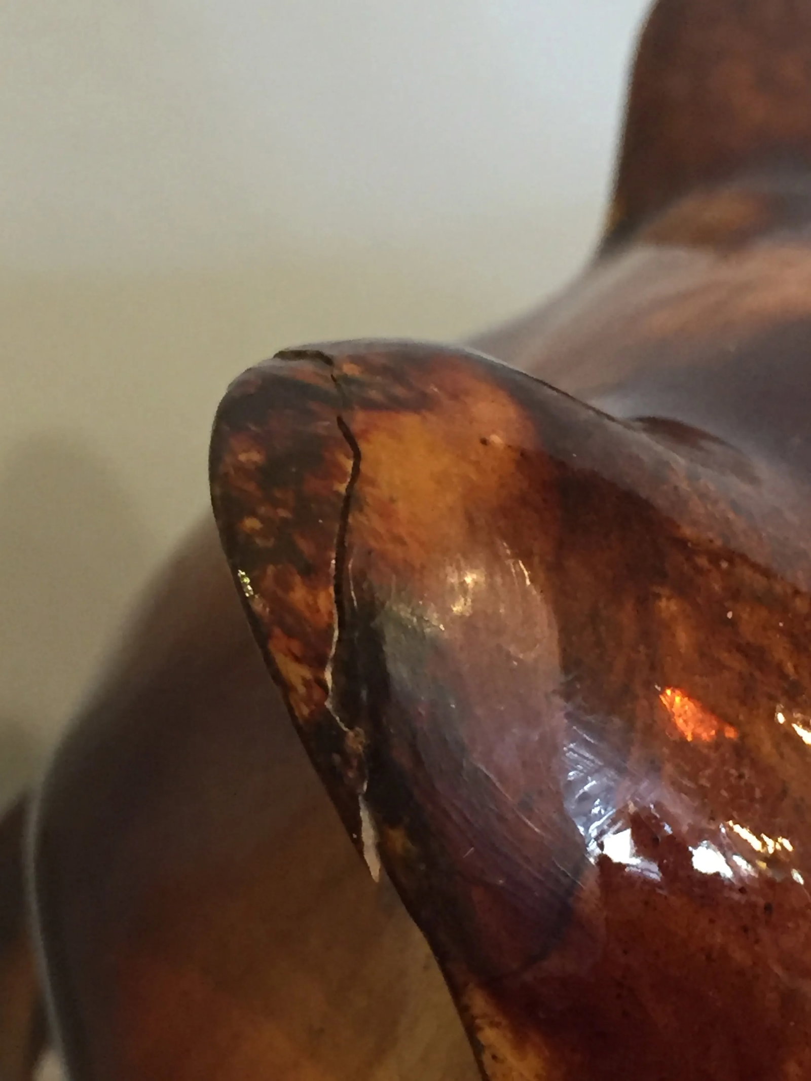 English Treacleware Cat Figure - 8