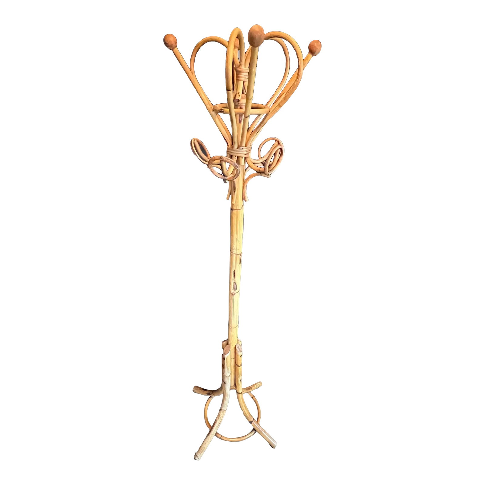 Vintage Italian Bentwood Bamboo Coat Rack (1 of 5)