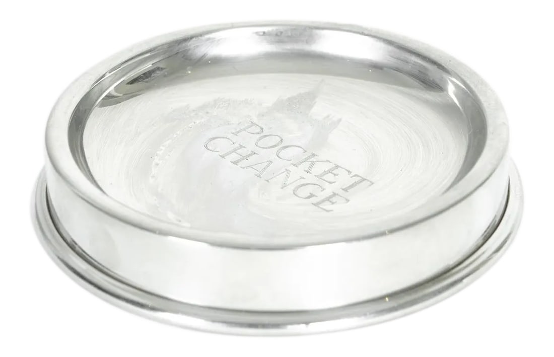 English Silver Plated Pocket Change Tray (1 of 5)