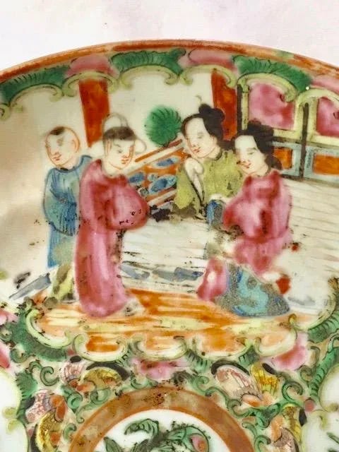 19th Century Chinese Rose Medallion Plate - 5