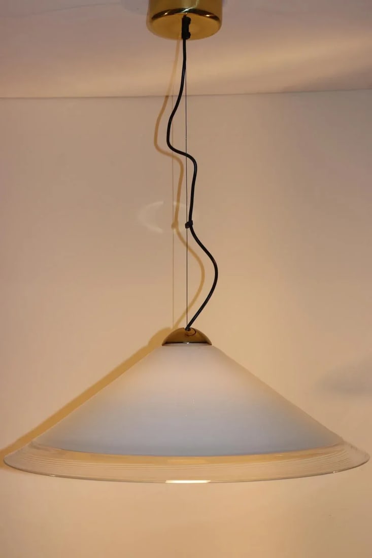 Italian Mid Century Modern Murano Glass Pendant Lamp - 2