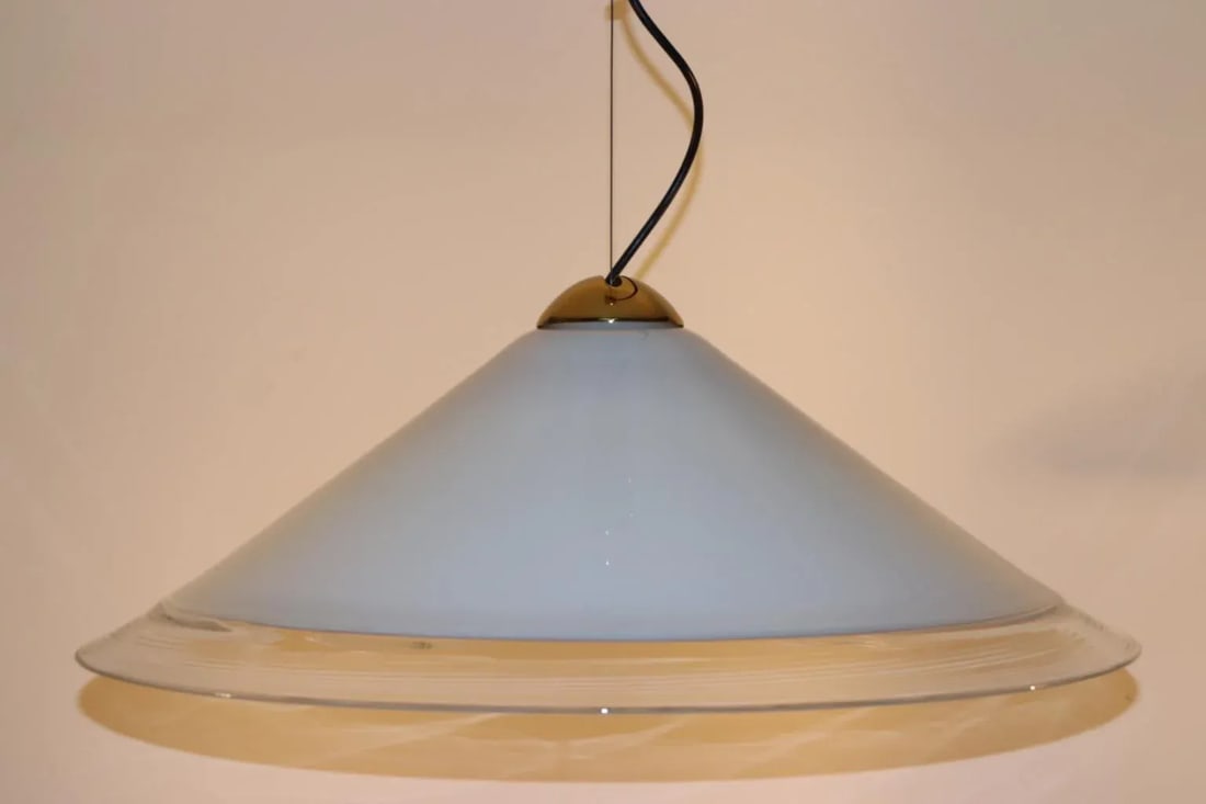Italian Mid Century Modern Murano Glass Pendant Lamp - 4