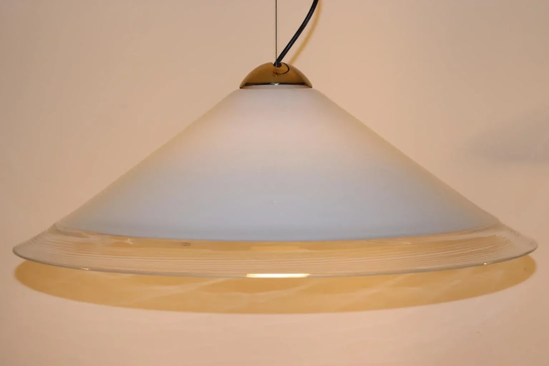 Italian Mid Century Modern Murano Glass Pendant Lamp - 5