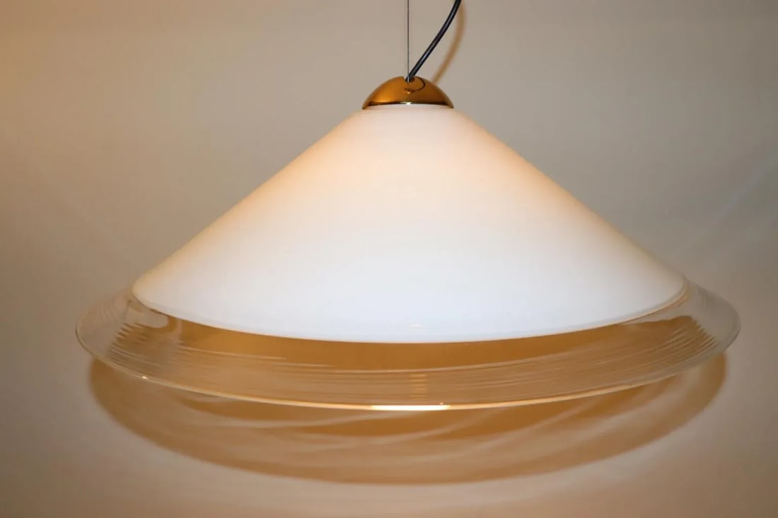 Italian Mid Century Modern Murano Glass Pendant Lamp - 6