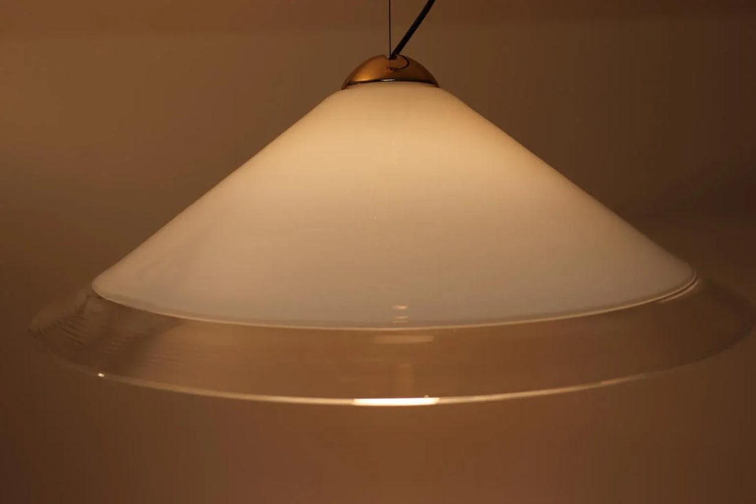 Italian Mid Century Modern Murano Glass Pendant Lamp - 8