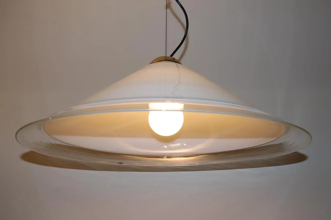 Italian Mid Century Modern Murano Glass Pendant Lamp - 9
