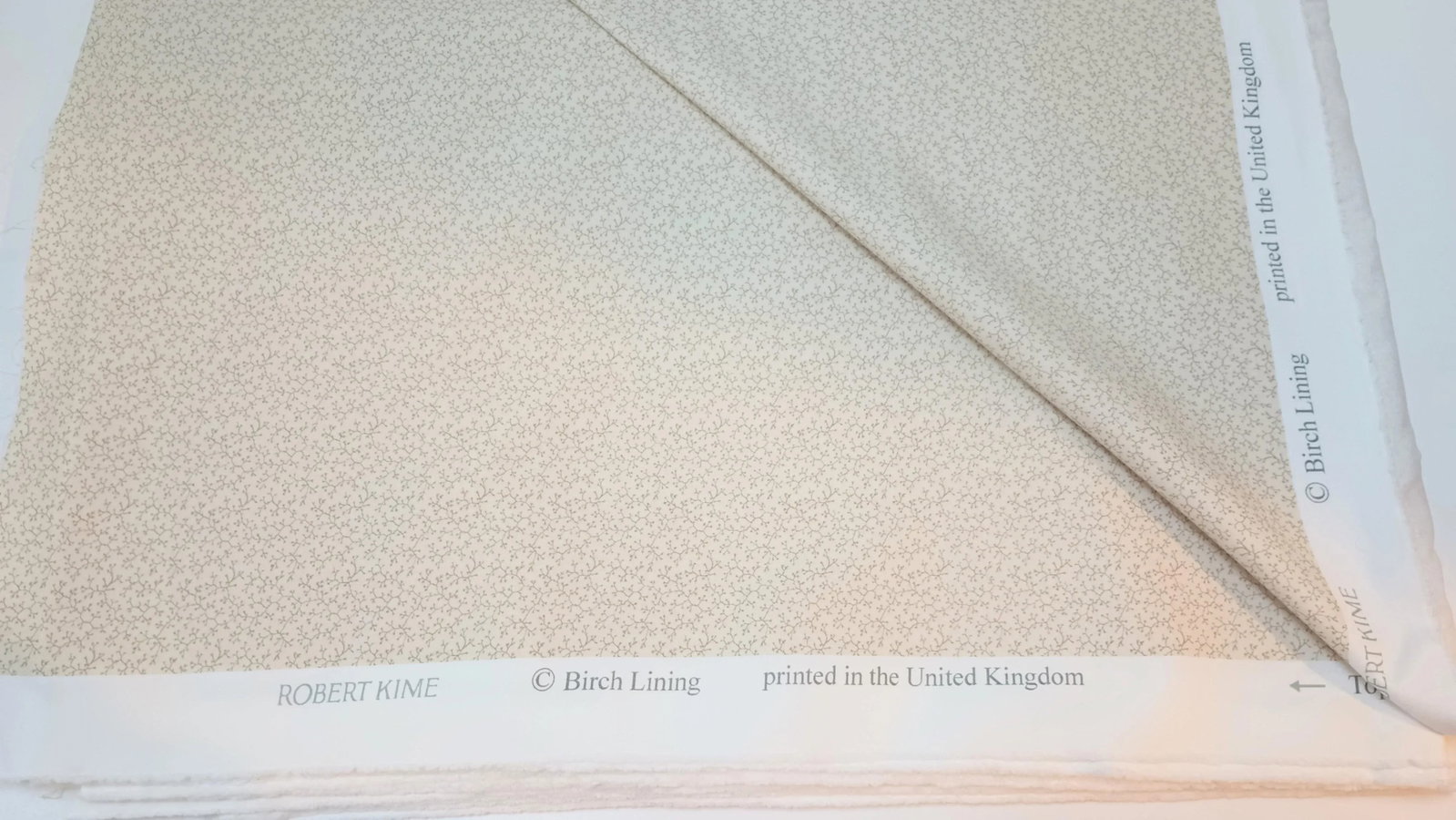 Robert Kime "Birch" Lining Fabric- 9.3 Yards - 2