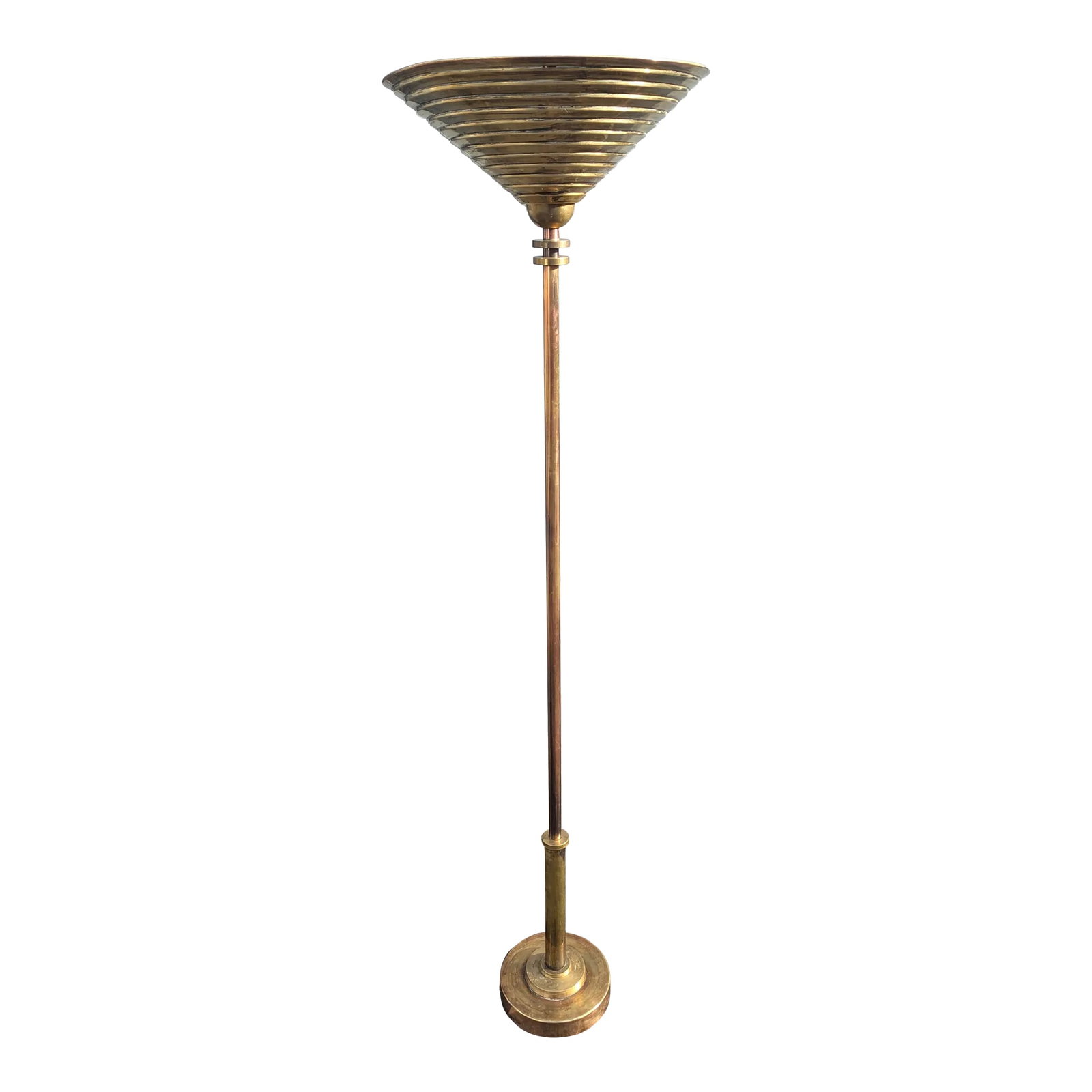 Art Deco Brass Floor Lamp 1930's (1 of 4)
