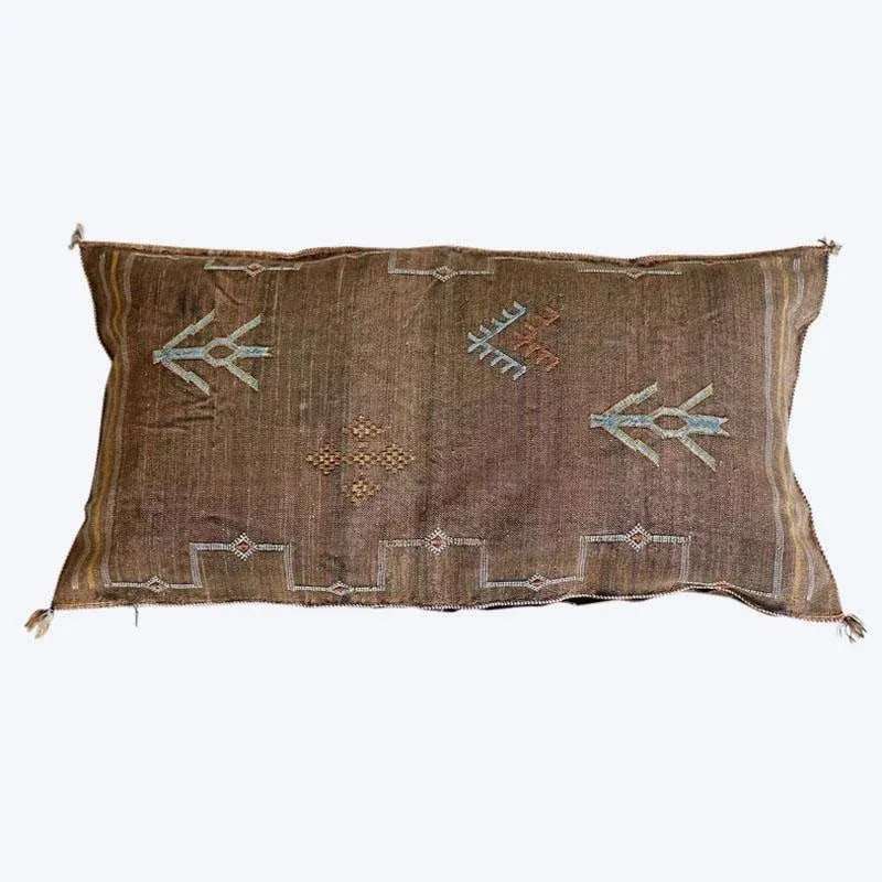 Moroccan Sabra Pillow - Brown - 3