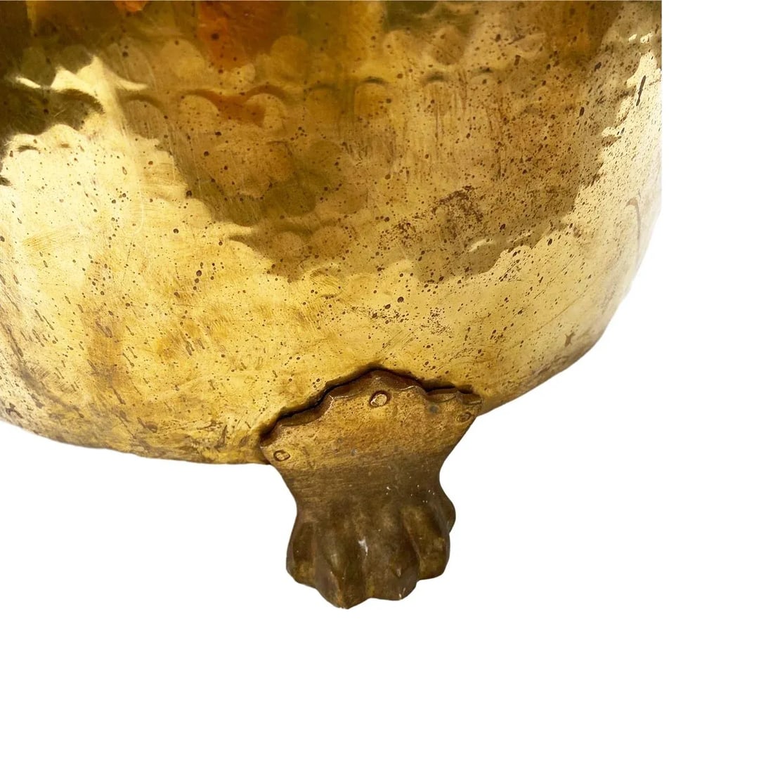Vintage Brass Lion Head Bucket - 6